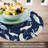 Beachy Birds Round Reversible Easy Care Placemats