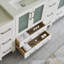  Modern 96" Double Bathroom Vanity Set with Mirror-27042794