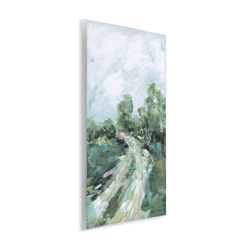 On My Way Abstract Path Wall Plaque, design by Wani Pasion, 15" H x 10" W