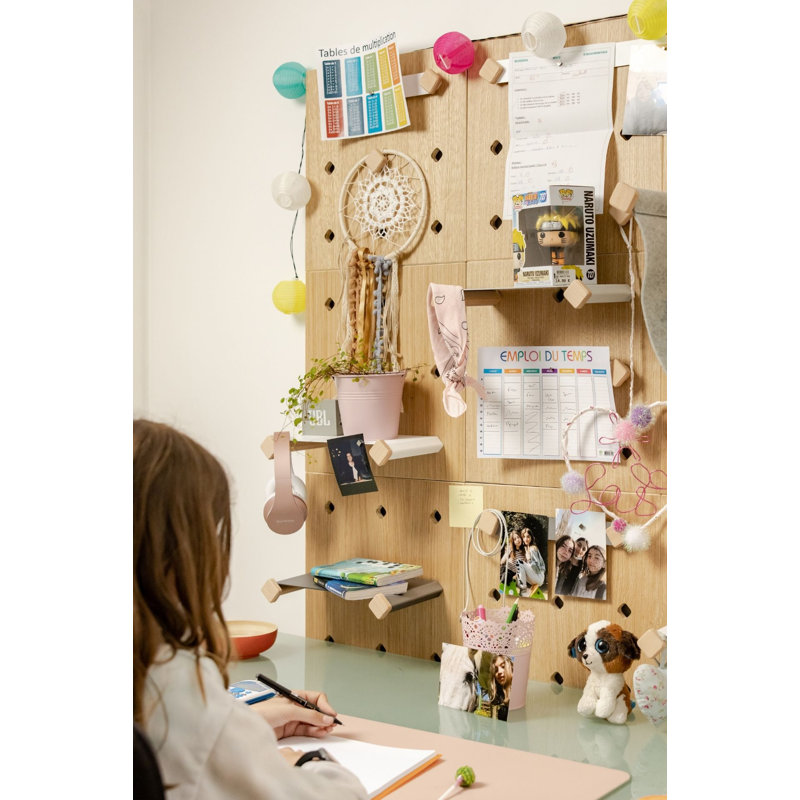 Burdan Modular Pegboard Desk Storage