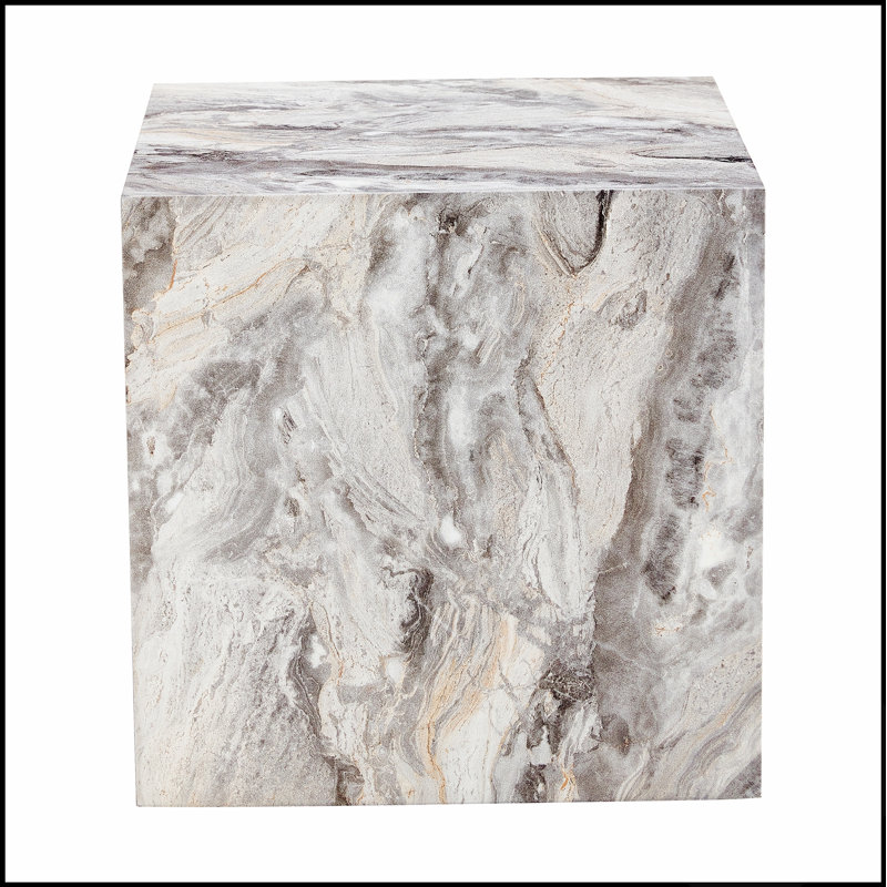 Table basse moderne en MDF aux motifs texturés, design élégant pour rehausser n'importe quel espace de vie