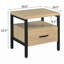 Petite table d'appoint 1 tiroir