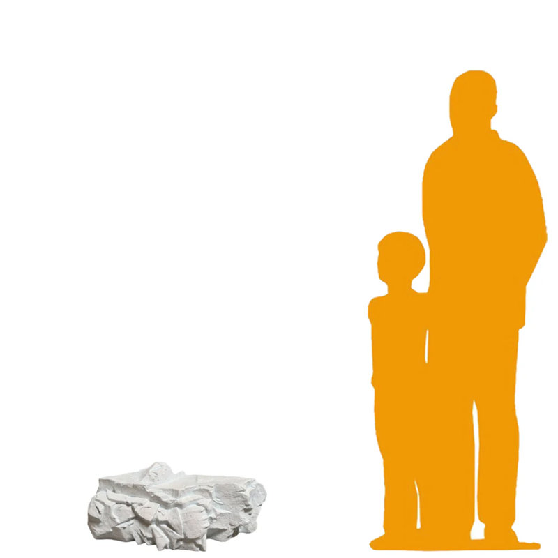Petite statue rocher blanc Siji Iceberg