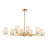 8-Light Shaded Classic / Traditional Chandelier-876048443