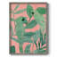 «Pink and Green Birds of Paradise II», reproduction encadrée - bois massif-634499862