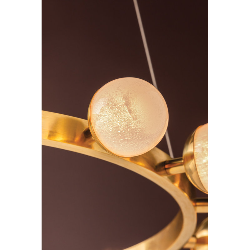 Linus Chandelier, 3" H x 29.50" W x 29.50" D, 15