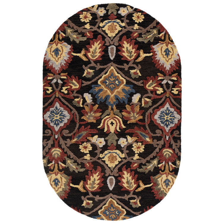Hemsley Hand Tufted Wool Floral Rug