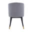 Single Sofina Modern Velvet Dining Chair, Tufted Back, Wooden Frame-717127209
