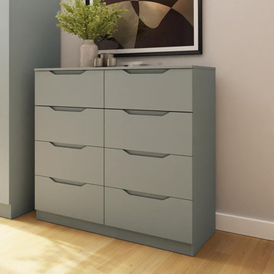 110 cm W Chest of 8 Drawers