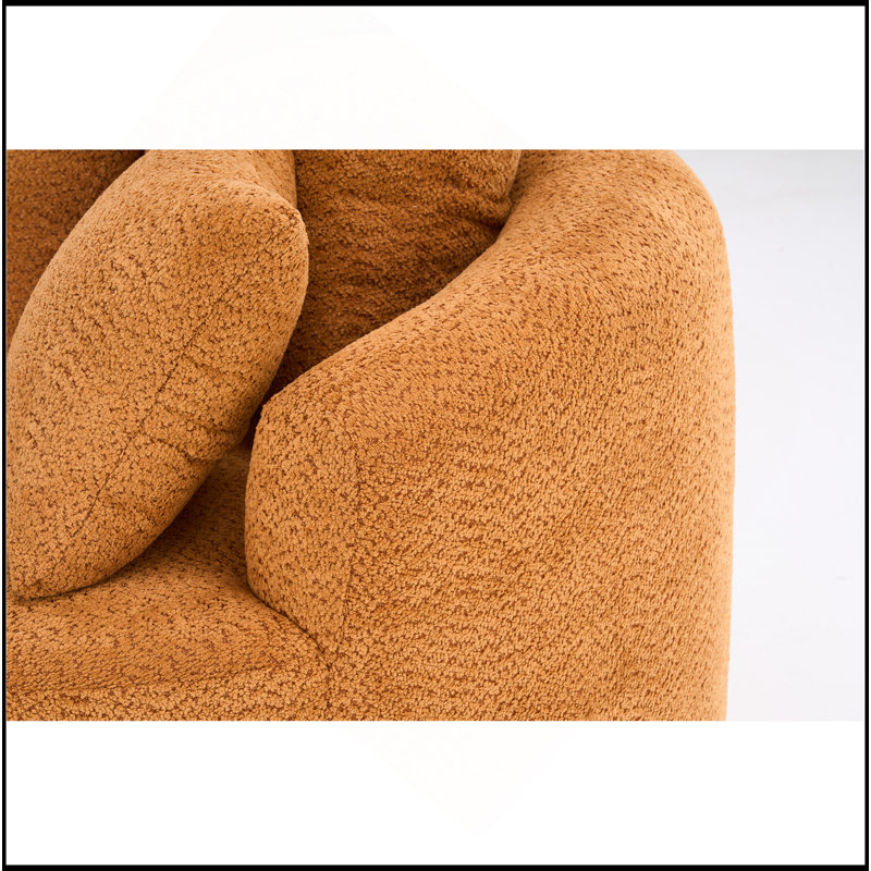 Chaise de compression pivotante: chaise de compression à siège unique, matériau en fil de crochet, chaise pivotante à compression pleine éponge, chaise de compression pour la maison / mobilier de maison / appartement / hôtel / bureau