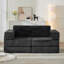 Canapé modulaire rembourré en L 4 po Sisler-319302846