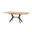 Mckayla Extendable Metal Base Dining Table-2125804282
