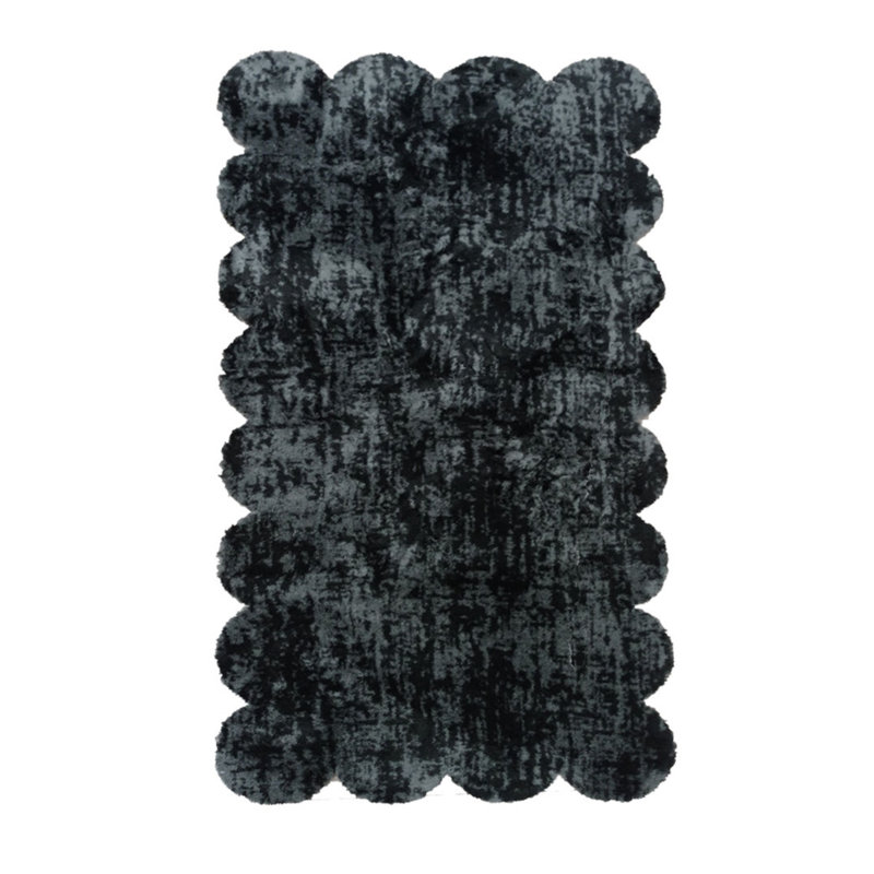 Tapis en polyester Harlean, Tapis de couloir 3 pi 3 po x 9 pi 10 po