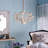 6 - Light Wood Chandelier