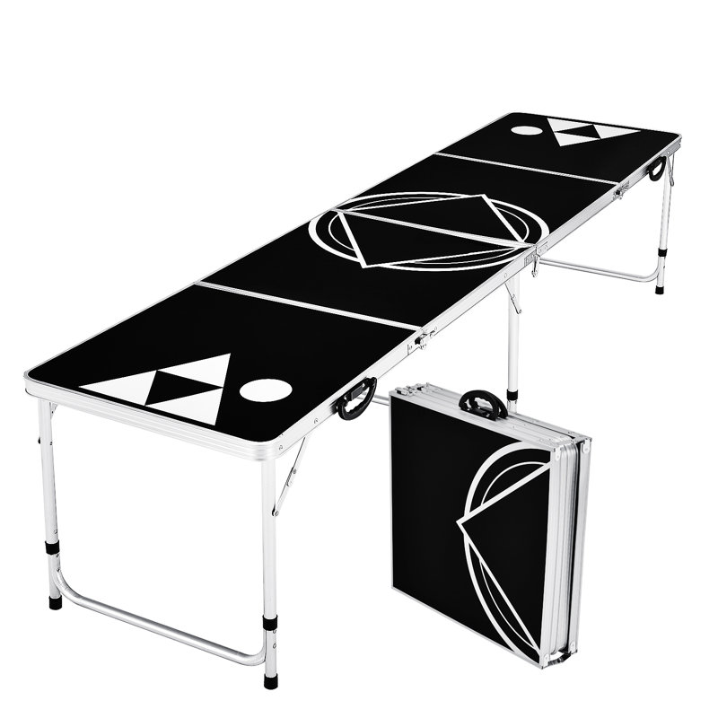 Jefferson Rectangular Metal Outdoor Camping Table - 240 cm W 60 cm D