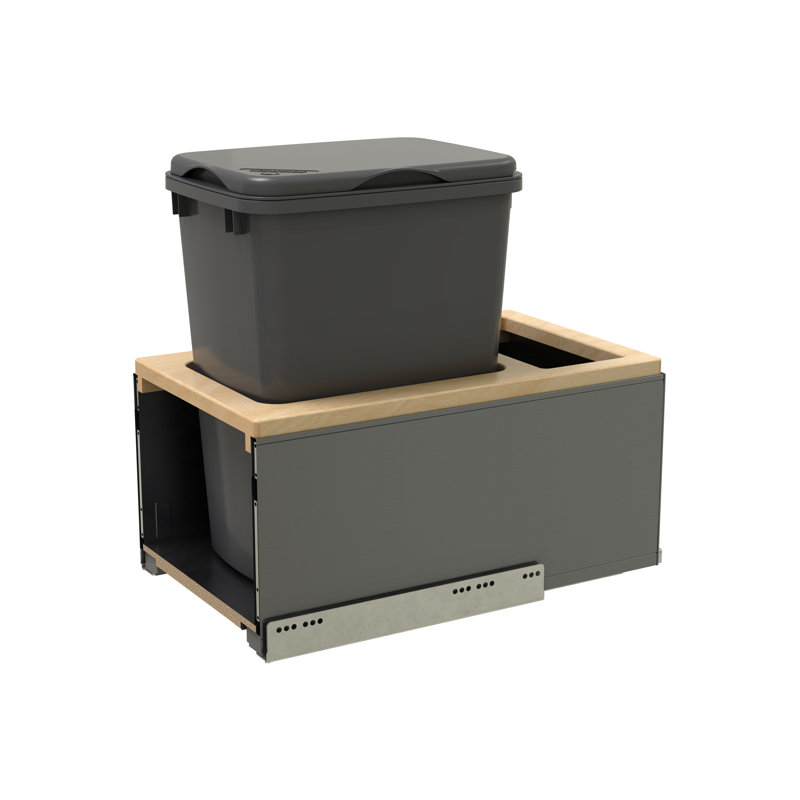 LEGRABOX Simple 35 pte Poubelle escamotable Orion, H 20,33 po x l 13,5 po x P 21,73 po