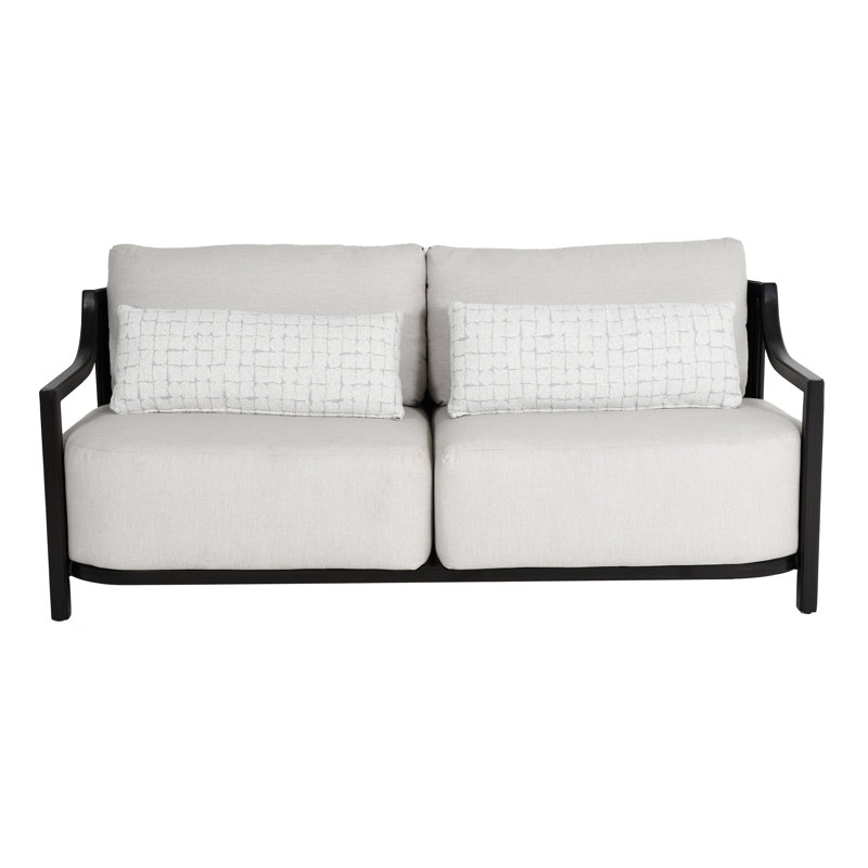 Samara Cushioned Sofa w/Three Accent Pillows