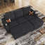 Canapé-lit modulaire Penespa Chenille-24966105