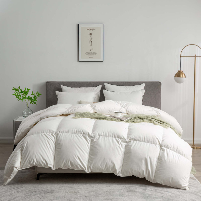Housse de couette en mélange de coton toutes saisons, Grand lit
