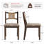 Hand-Woven Rope Dining Chair with Upholstered Seat-1398376827