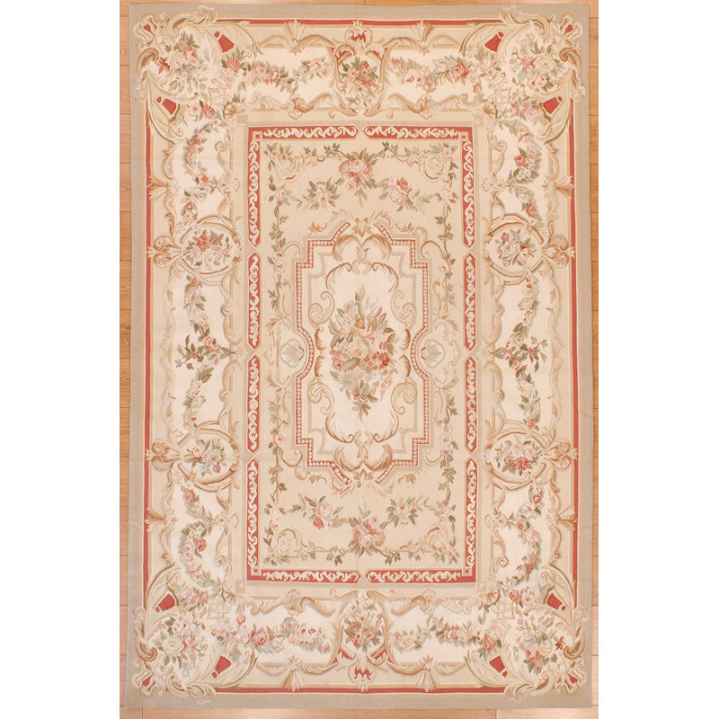 Tapis unique Aubusson 6 x 9 Modren