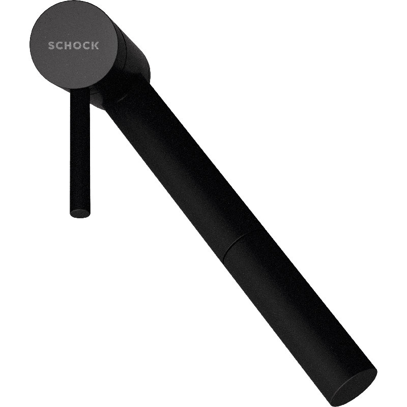 Schock Single Lever Monobloc Tap, Black