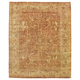Antique Weave Oushak Hand Woven Wool Oriental Area Rug