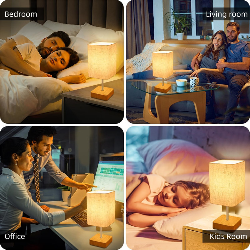 Wood Table Lamp