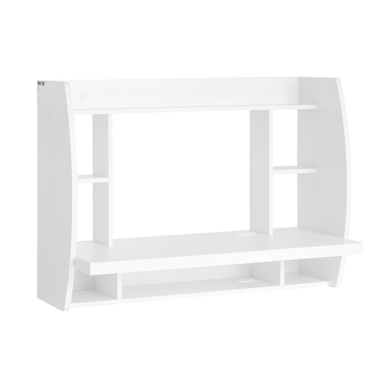 Carrero Solid Wood Floating Desk