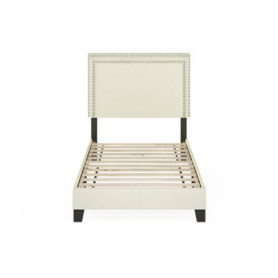 Carlester Upholstered Slat Bed