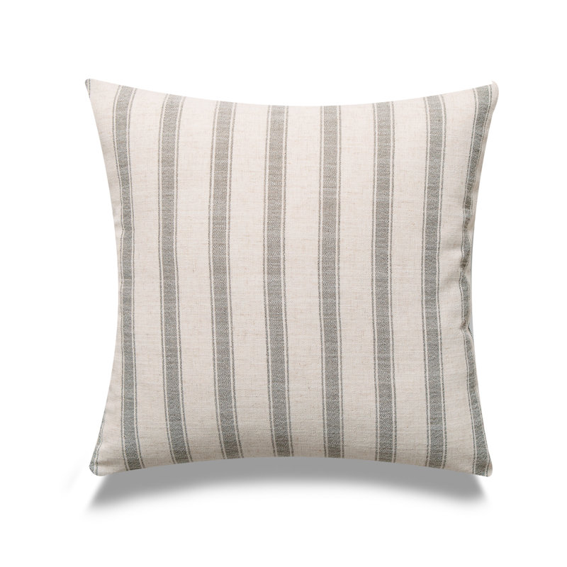 Housse et insert pour coussin décoratif Pickensville, Gris
