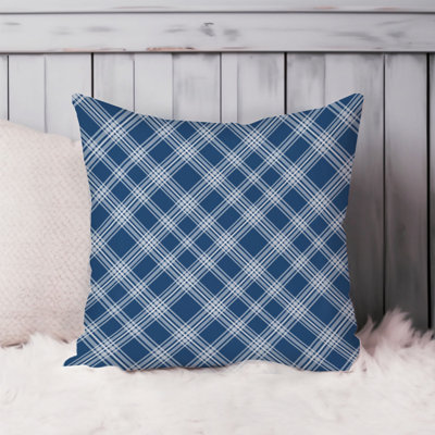 Plaid XV Modern Blue