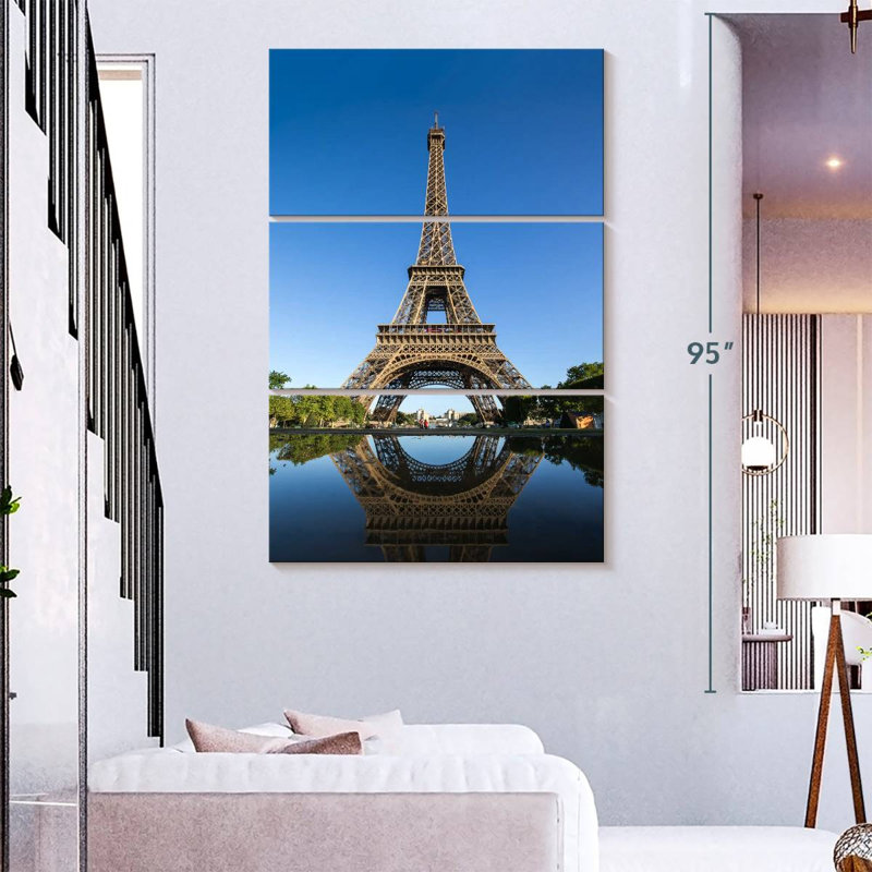 Nicci Historic Eiffel Tower, 65" H x 42" W