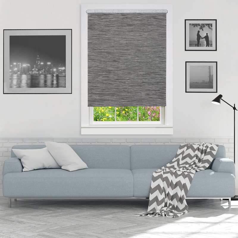 Rouleaux de jute Eco filtrant la lumière, Frêne, L 37 po x L 72 po