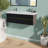 Modern Walnut Vanity With Sink, Wall-mounted For Spacious Bathrooms