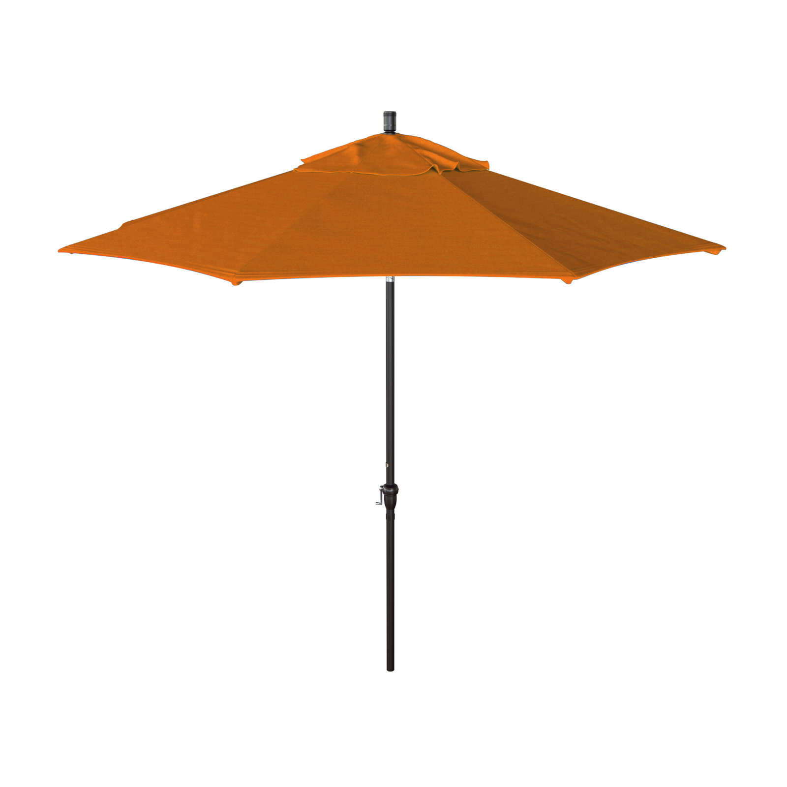 Camry 9' Sunbrella® Market Umbrella, Canvas Tangerine Sunbrella® Canvas