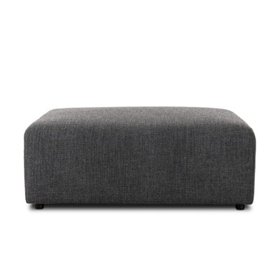Lawndale Ottoman PC-Saxon Charcoal