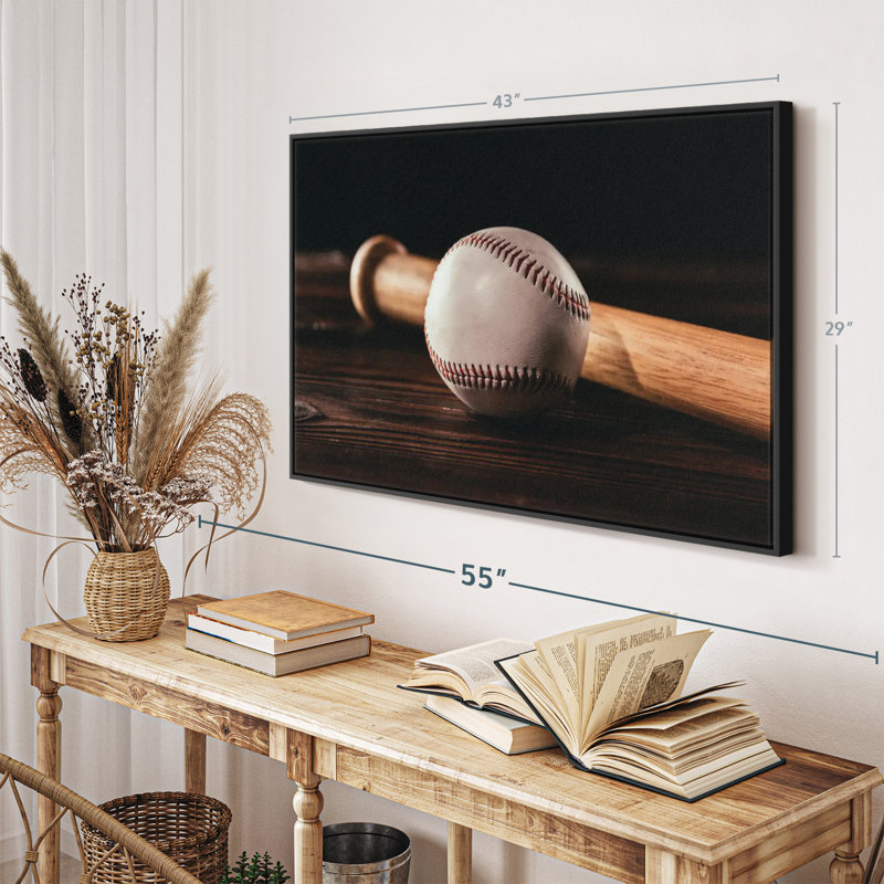Baseball Things Canvas Print, 29" H x 43" W