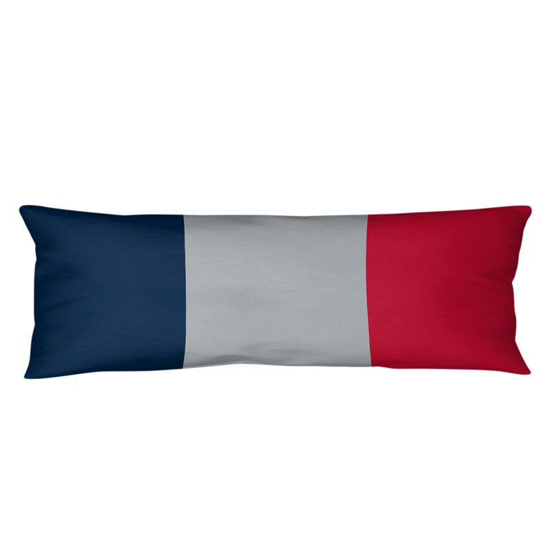 Stripes Medium Polyester/Polyfill Body Pillow, Sliver Mid, New England Football