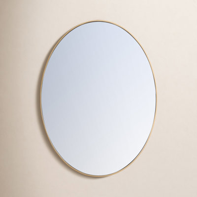 Sabine Metal Oval Wall Mirror