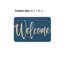 Paillasson 24 po x 36 po Blue Welcome