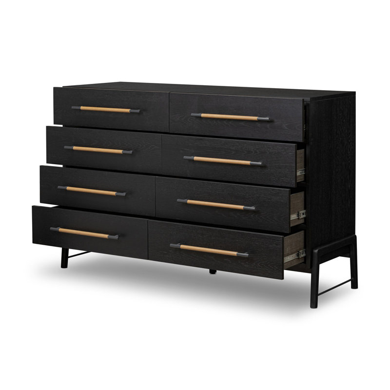 Rosedale 8 - Drawer Dresser, Ebony Oak
