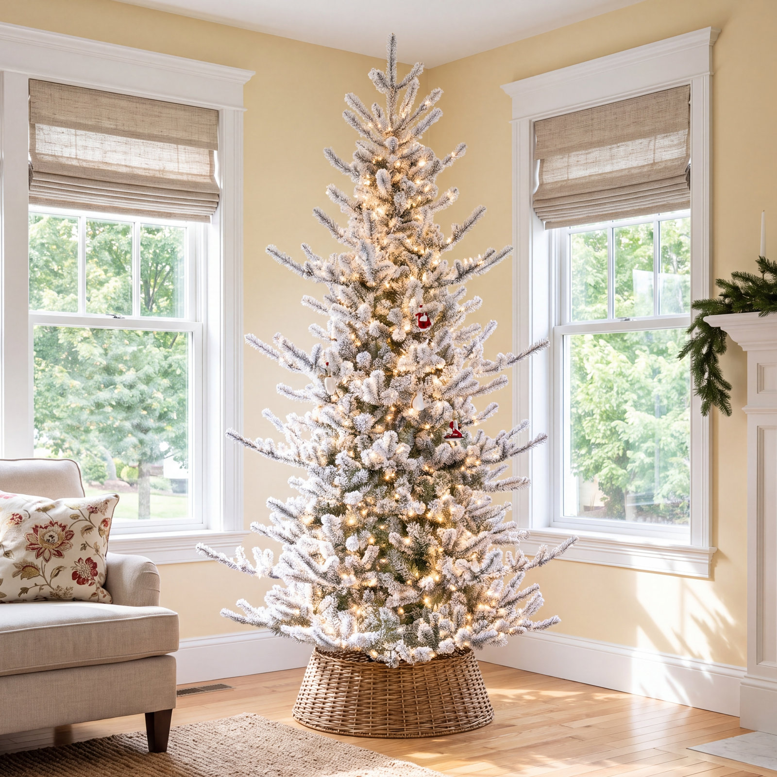 Christmas Tree, 7.5' x 52", Pre-lit