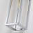 Halpin Arlo 2 - Light Metal Frame Wall Scones Square Symmetrical Structured-703678006