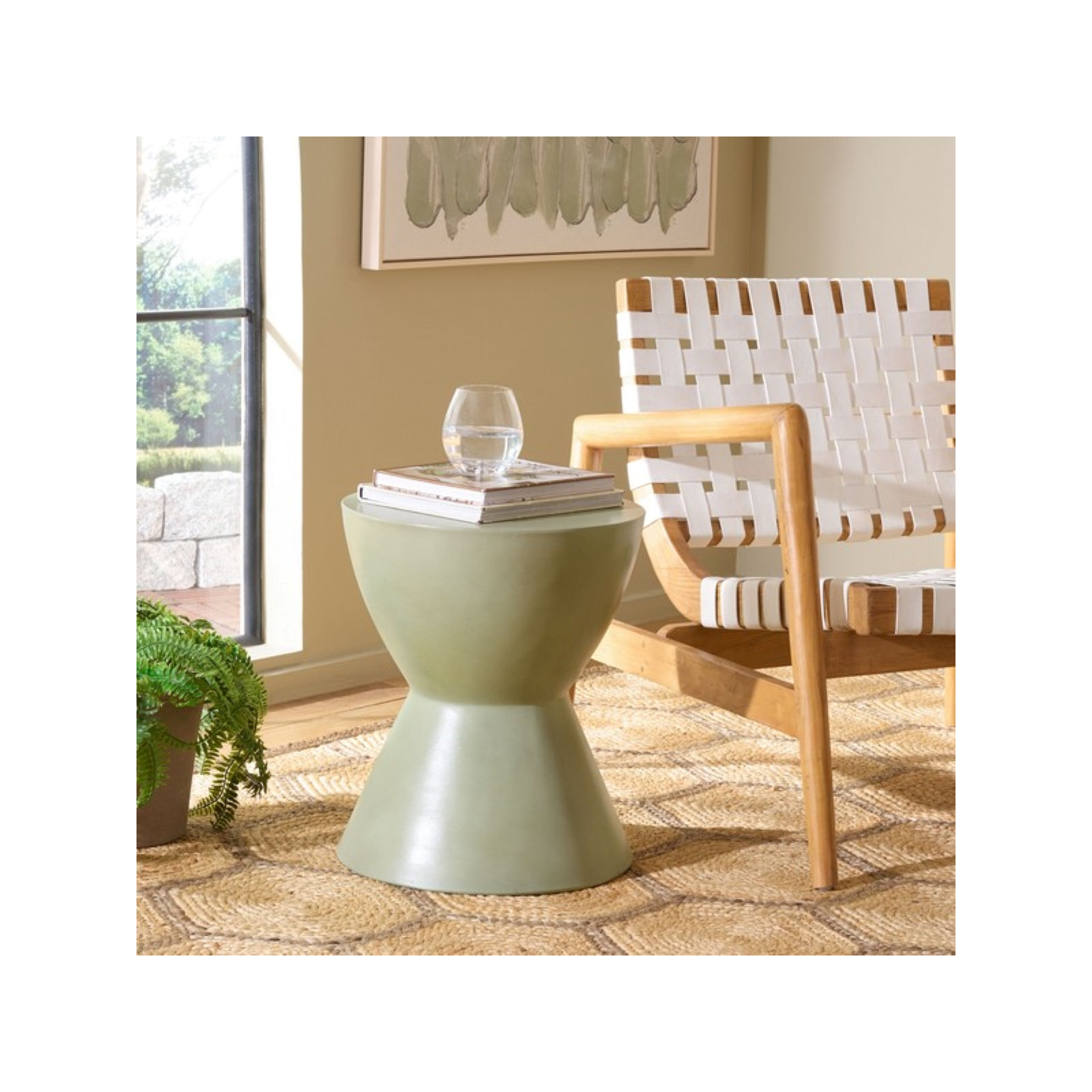 Daima End Table, Sage