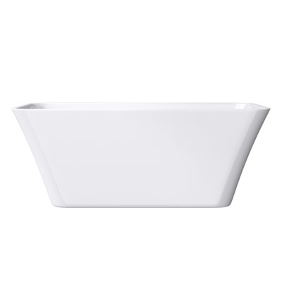 59'' x 29.53'' Freestanding Soaking Acrylic Bathtub