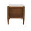 Banc d'appoint avec rangement et coussin rembourré
