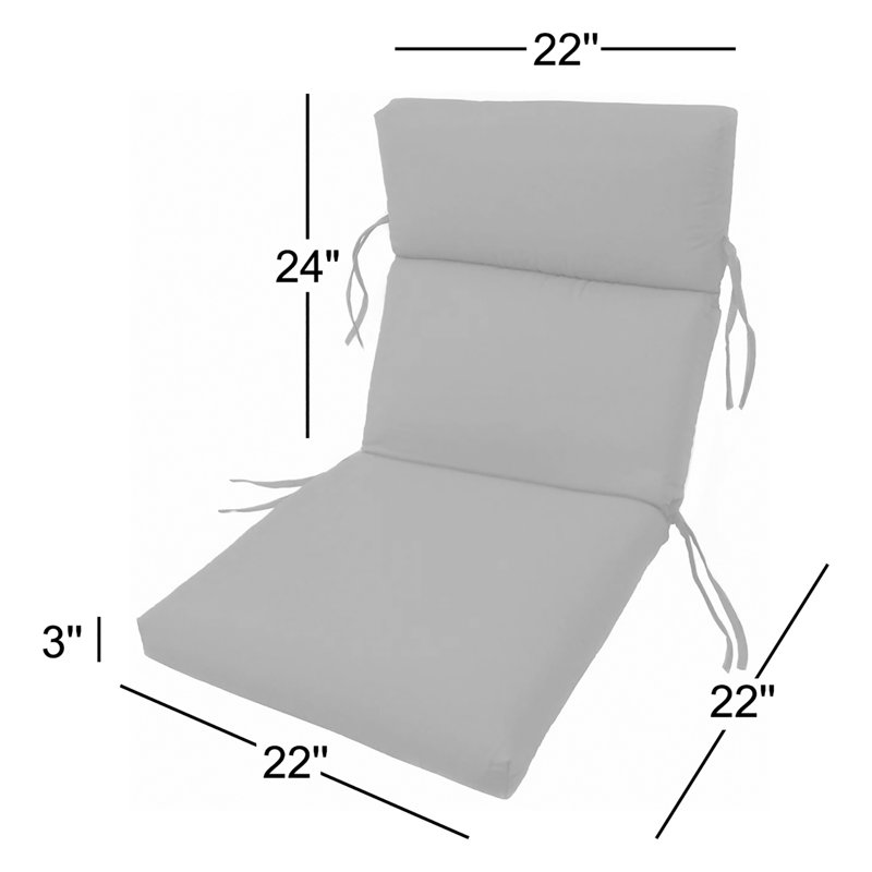 Coussin de siège / dossier Kippie intérieur / extérieur Sunbrella, Toile Sunbrella® vert forêt