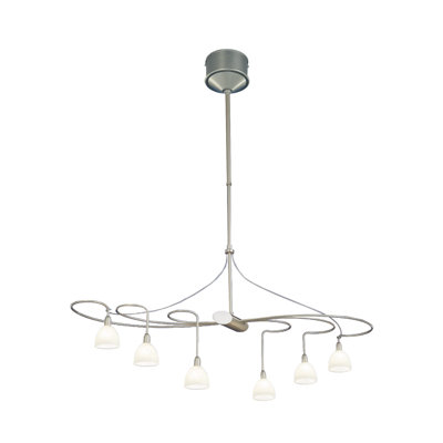 Summey 6 - Light Shaded Chandelier