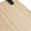 Table basse moderne et minimaliste, 31,5 po x 31,5 po x 16,6 po, en bois naturel-1513611135